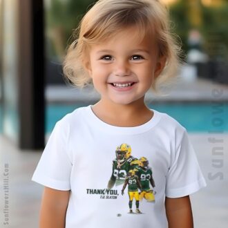 Green Bay Packers T.J. Slaton NFL 2025 Commemorative T-Shirt - Thank You Edition