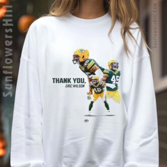 Green Bay Packers Thank You Eric Wilson NFL 2025 T-Shirt, Football Fan Apparel