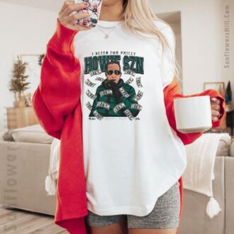 Howie SZN I Bleed For Philly Philadelphia Eagles T-shirt - Football Caricature Design
