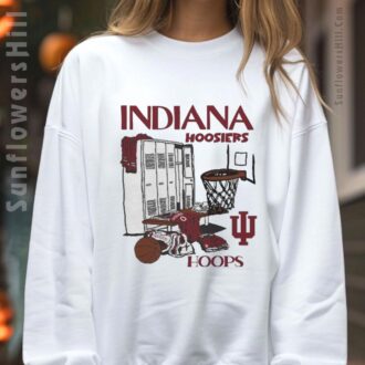 Indiana Hoosiers Basketball Dark Horse NYC Hoops Tee - Locker Room Art Print
