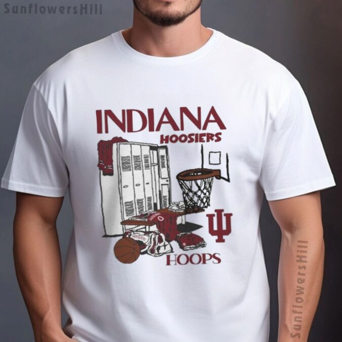 Indiana Hoosiers Basketball Dark Horse NYC Hoops Tee - Locker Room Art Print