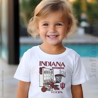 Indiana Hoosiers Basketball Dark Horse NYC Hoops Tee - Locker Room Art Print
