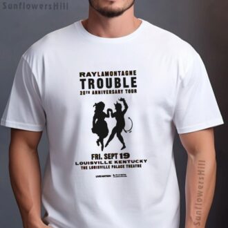 Ray LaMontagne Trouble 20th Anniversary Tour T-Shirt - Fri. Sept 19 2025, Louisville KY