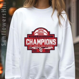 St. John’s Red Storm 2025 NCAA Big East Tournament Champions T-Shirt - Shop Now