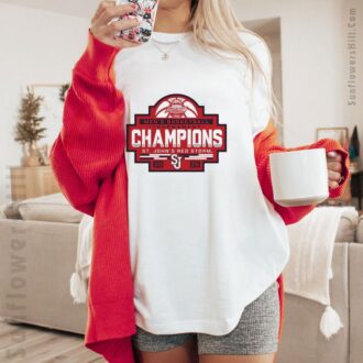 St. John’s Red Storm 2025 NCAA Big East Tournament Champions T-Shirt - Shop Now