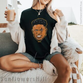 2025 DK Metcalf Swag Head Portrait T-shirt - Pittsburgh Steelers NFL Football Gear