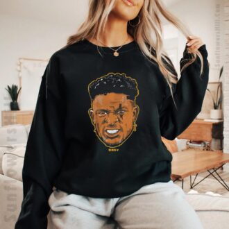 2025 DK Metcalf Swag Head Portrait T-shirt - Pittsburgh Steelers NFL Football Gear