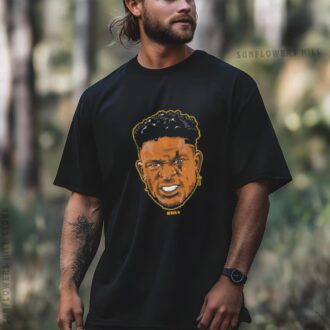 2025 DK Metcalf Swag Head Portrait T-shirt - Pittsburgh Steelers NFL Football Gear