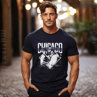 2025 Official Chicago Cubs T-shirt with Shota & Seiya MLBPA Signatures - Japanese Baseball Stars