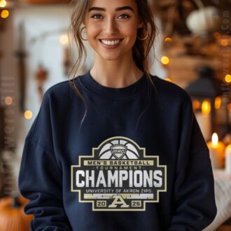 Akron Zips NCAA MAC Tournament Champions 2025 Shirt - College Basketball Fan Apparel