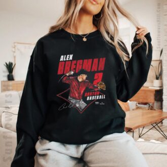 Alex Bregman Boston Red Sox 2025 MLB Diamond Signature T-Shirt