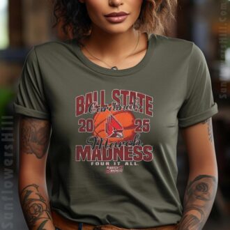 Ball State Cardinals NCAA Women’s Basketball Shirt - March Madness 2025 Final Four Edition