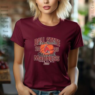 Ball State Cardinals NCAA Women’s Basketball Shirt - March Madness 2025 Final Four Edition