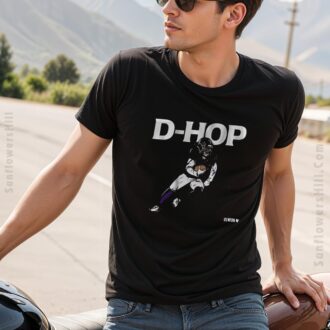 DeAndre Hopkins D-Hop Baltimore Ravens NFL Football Art T-Shirt - Unique NFL Apparel
