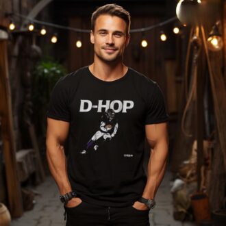 DeAndre Hopkins D-Hop Baltimore Ravens NFL Football Art T-Shirt - Unique NFL Apparel
