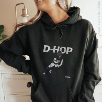 DeAndre Hopkins D-Hop Baltimore Ravens NFL Football Art T-Shirt - Unique NFL Apparel