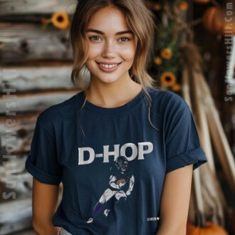 DeAndre Hopkins D-Hop Baltimore Ravens NFL Football Art T-Shirt - Unique NFL Apparel