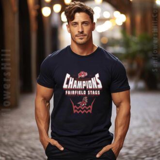 Fairfield Stags NCAA 2025 MAAC Women’s Basketball Champions T-shirt - Celebrate the Victory
