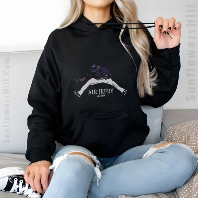 MLB Baseball 2025 Air Jefry Yan Colorado Rockies T-Shirt - Artistic Painting Design