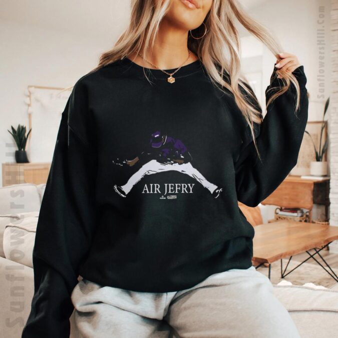 MLB Baseball 2025 Air Jefry Yan Colorado Rockies T-Shirt - Artistic Painting Design