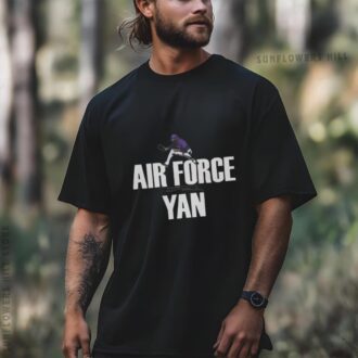Jefry Yan Colorado Rockies MLB Baseball 2025 T-Shirt - Air Force Artwork for Sports Fans