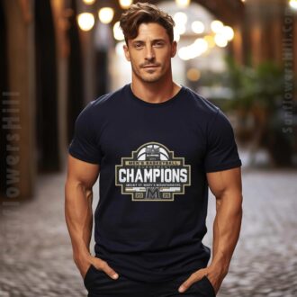 Mount St. Mary’s Mountaineers NCAA MAAC 2025 Basketball Champions T-Shirt - Men's Tournament Winner