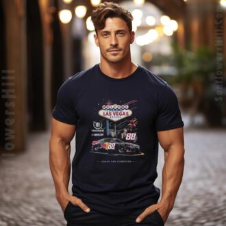 NASCAR 2025 Trackhouse Racing Shane Van Gisbergen Red Bull Las Vegas T-Shirt