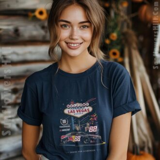 NASCAR 2025 Trackhouse Racing Shane Van Gisbergen Red Bull Las Vegas T-Shirt