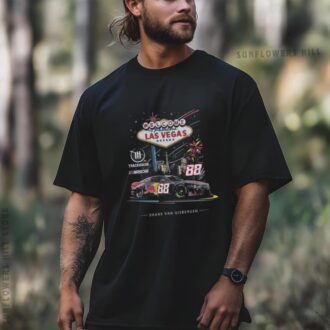 NASCAR 2025 Trackhouse Racing Shane Van Gisbergen Red Bull Las Vegas T-Shirt