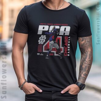 Pete Crow-Armstrong Chicago Cubs 2025 PCA Baseball Shirt - Number 4 Fan Tee