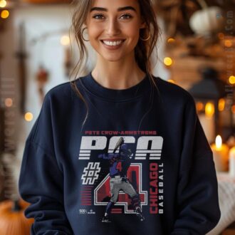 Pete Crow-Armstrong Chicago Cubs 2025 PCA Baseball Shirt - Number 4 Fan Tee