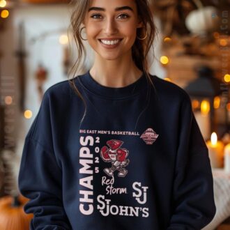 St. John’s Red Storm 2025 Big East Basketball Champions NCAA Mascot T-shirt