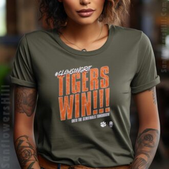 Vintage Clemson Tigers Basketball T-shirt - Clemsongrit Tigers March Madness Semifinals 2025