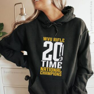 WVU Mountaineers Rifle Team 2025 20X National Champions Vintage T-Shirt