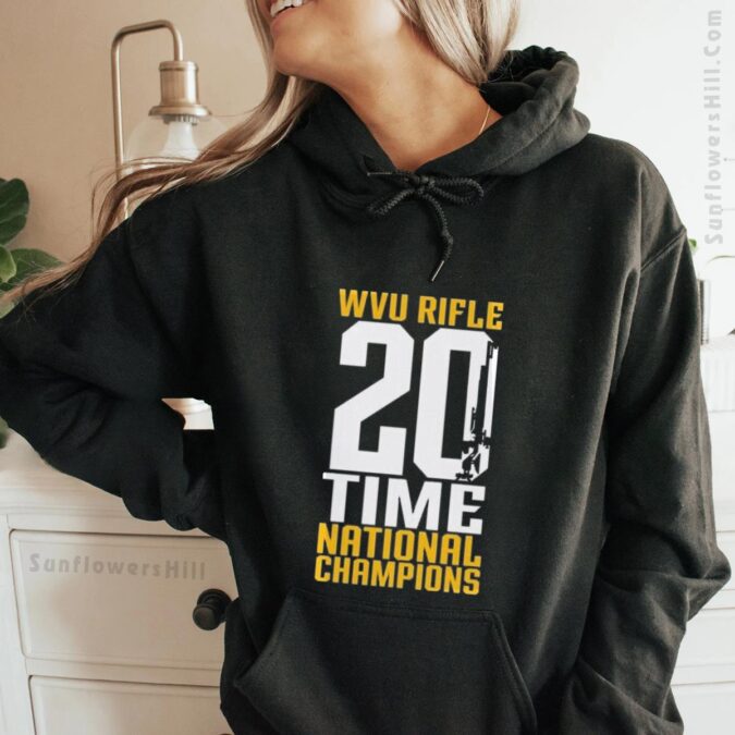 WVU Mountaineers Rifle Team 2025 20X National Champions Vintage T-Shirt