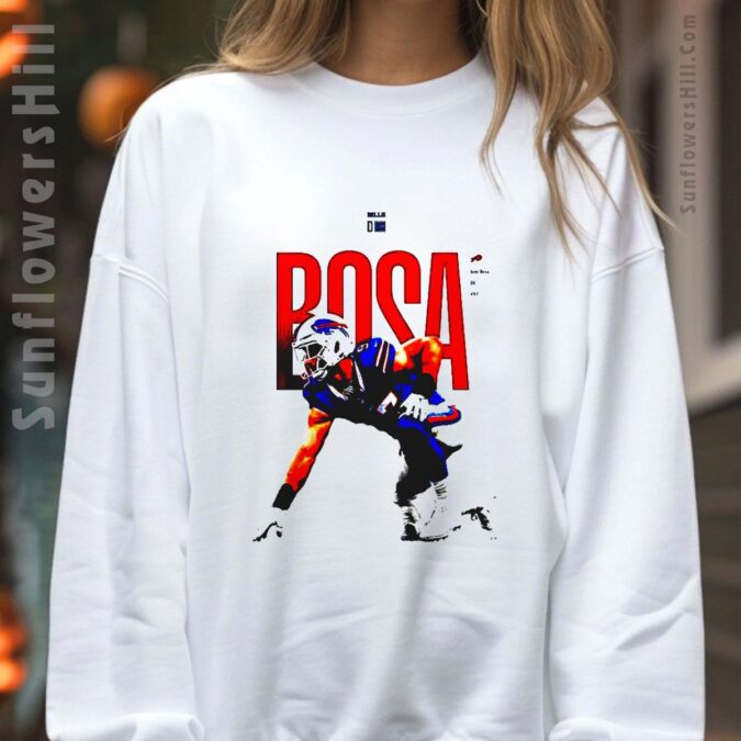 Buffalo Bills Joey Bosa #97 NFL Football 2025 Graphic T-Shirt, Football Fan Graphic Tee