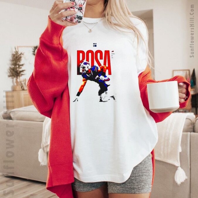 Buffalo Bills Joey Bosa #97 NFL Football 2025 Graphic T-Shirt, Football Fan Graphic Tee