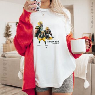 Green Bay Packers Thank You Josh Myers NFL Football 2025 T-Shirt - Sport Gifts Collection