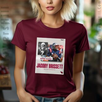 Arizona Cardinals Bird Gang T-Shirt - Jacoby Brissett Quarterback NFL Fan Apparel