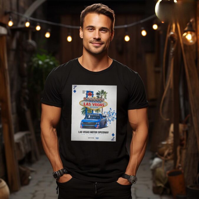 Camping World Hendrick Car Racing Poster Tee - Las Vegas Motor Speedway NASCAR Shirt