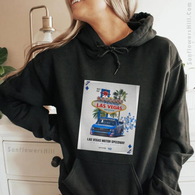 Camping World Hendrick Car Racing Poster Tee - Las Vegas Motor Speedway NASCAR Shirt
