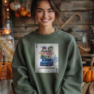 Camping World Hendrick Car Racing Poster Tee - Las Vegas Motor Speedway NASCAR Shirt