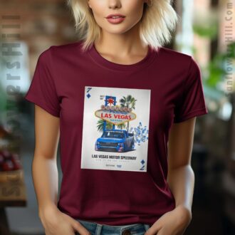 Camping World Hendrick Car Racing Poster Tee - Las Vegas Motor Speedway NASCAR Shirt