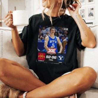 Iowa State Cyclones vs. BYU Cougars 92-96 Big 12 Quarterfinals T-Shirt