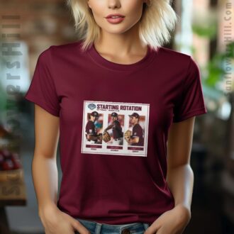 Mississippi State vs Texas Baseball 2025 T-Shirt - Signed by Pico Kohn, Ben Davis, Karson Ligon