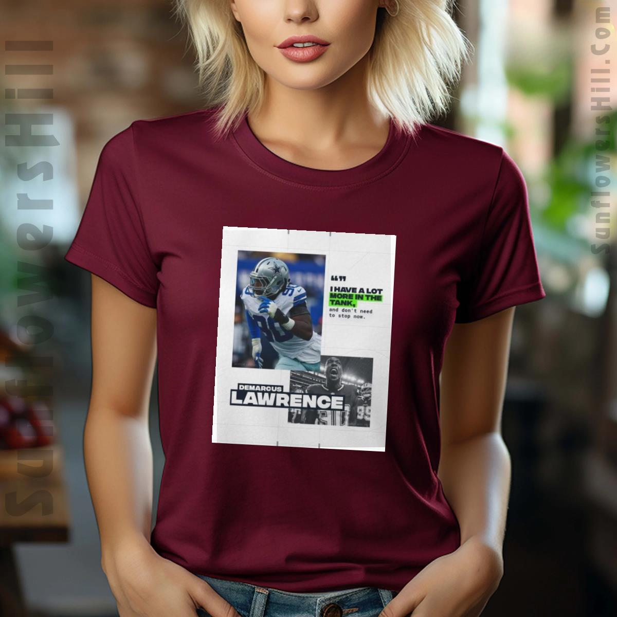 DeMarcus Lawrence Seattle Seahawks Poster T-Shirt - NFL Motivational Quote A Lot More In The Tank