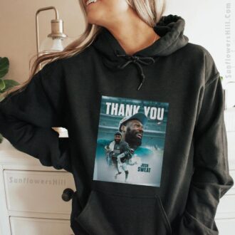 Philadelphia Eagles Josh Sweat Tribute T-Shirt - Thank You for Everything On & Off the Field