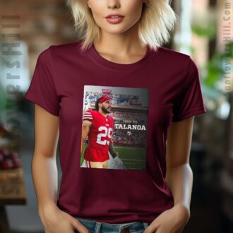Thank You Talanoa Hufanga 49ers NFL 2025 T-Shirt - 4 Years in the Bay Tribute