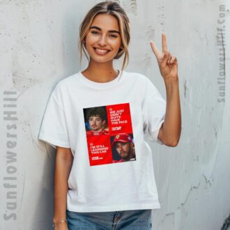 Charles Leclerc & Lewis Hamilton F1 Motorsport Fan T-Shirt - We Didn’t Have The Pace & Learning This Car