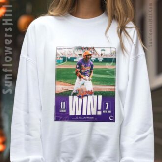 Clemson Tigers Win Over Notre Dame Baseball 2025 - Official Poster T-Shirt